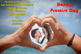 Promise Day Photo Frame screenshot 0