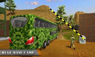 Xe buýt quân đội lái xe - vận chuyển huấn luyện screenshot 5