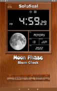 Clock Moon Phase Alarm screenshot 7