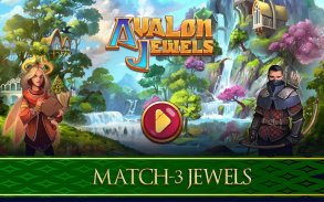 Avalon Jewels Match-3 screenshot 1