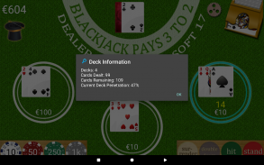 Multi Hand Blackjack screenshot 2