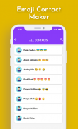Emoji Contact Editor - Contact Emoji Maker 2020 screenshot 0