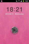 儲物櫃主題粉紅色的可愛的玫瑰 GO Locker Theme screenshot 1