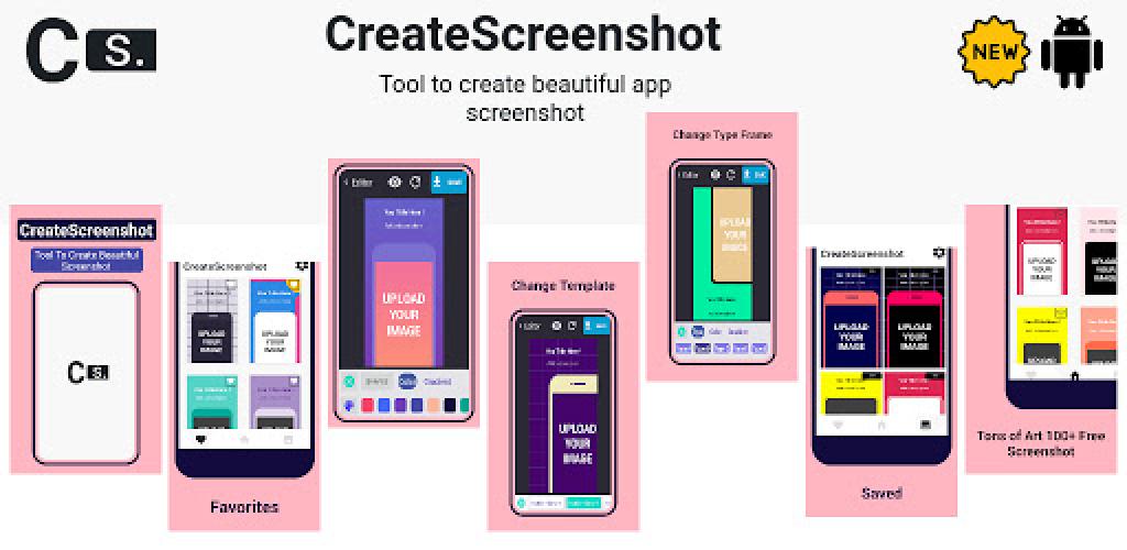 Download CreateScreenshot - Screenshot Mockup Generator 2.4.3c Download Android APK | Aptoide