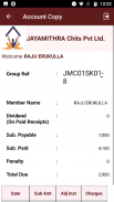 Jayamithra Chits Member Module screenshot 2