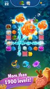 Mermaid - puzzle match-3 harta screenshot 7