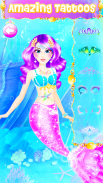 Mermaid Dress up & Makeover - Color by Number screenshot 0