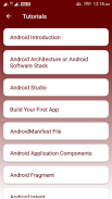 Learn Android Tutorial - Android App Development screenshot 3