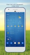 Weather & Clock Widget Android screenshot 10