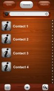 Деревянная тема для exDialer screenshot 1