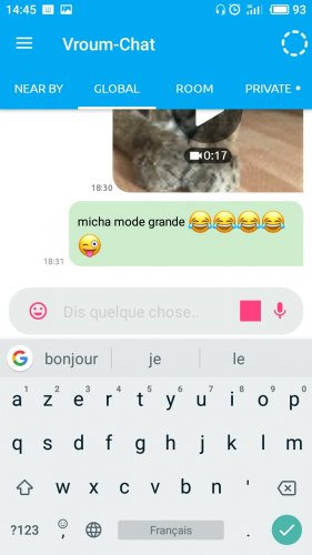 VROUM-CHAT for Android - Find, Chat,Meet - Realtime Chat Application screenshot 6