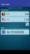 US Dollar to Afghan Afghani screenshot 2