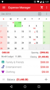 Expense Manager: budget, money screenshot 1