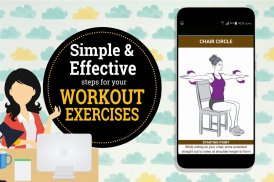 Easy Workout Exercises on your Office Chair screenshot 4