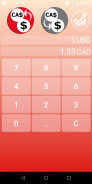 Canadian dollar USD converter screenshot 0