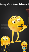 Dirty Emoji Sticker Keyboard screenshot 1