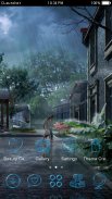 Rain Theme nature: new themes for android free 3d screenshot 2