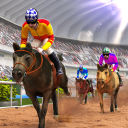 Cartoon Horse Riding: Corrida