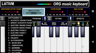 ORG music keyboard screenshot 4