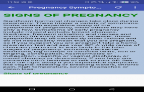 Pregnancy Symptoms screenshot 3