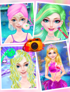 Mermaid Princess Fashion Doll Makeup Salon screenshot 3