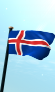 Iceland Flag 3D Free Wallpaper screenshot 11