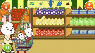 Anime Bunny: Kids supermarket screenshot 0