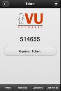 VU Security Mobile Token screenshot 1