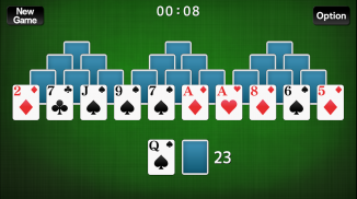 TriPeaks Solitaire card game screenshot 2