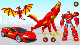 Wolf Robot Car Transform Game screenshot 0