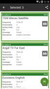 AsiaSat Frequency List screenshot 4