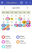 Easy work scheduling screenshot 0