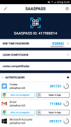 SAASPASS | autenticador 2FA screenshot 0