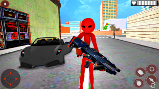 Stickman Monster Rope Hero: City Crime Simulator screenshot 1