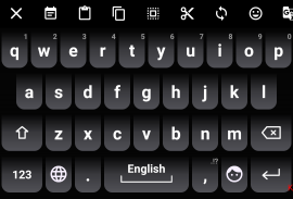 KKeyboard GreyMix Theme screenshot 0