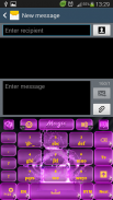 Purpurowy Magia Keyboard screenshot 5