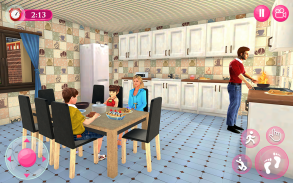 virtual familia contento papá screenshot 1