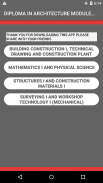 DIPLOMA IN ARCHITECTURE MODULE I PAST PAPERS screenshot 6