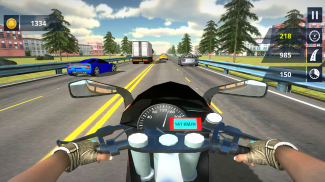 Endless Moto Traffic Racer 3D screenshot 0