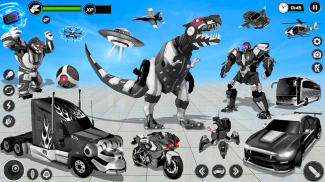 Dino Car Robot Transform Games screenshot 0
