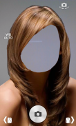 Woman hair style photo montage screenshot 1