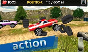 Up Hill Monster Car Racing screenshot 0