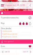 Calendario de la menstruación screenshot 1