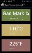 Oven Temperature Converter screenshot 0