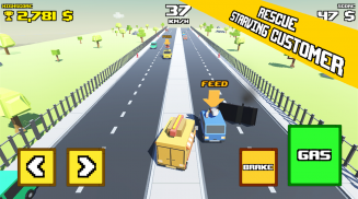 Crazy Road: Fast Food Truck screenshot 2