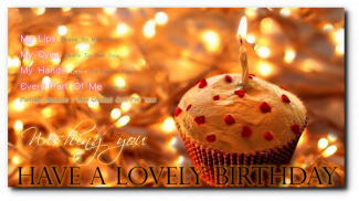जन्मदिन मुबारक कार्ड और केक screenshot 3
