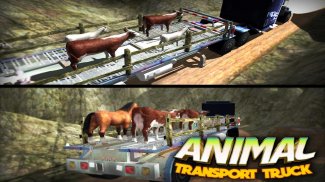 4X4 الحيوان النقل شاحنة 3D screenshot 11