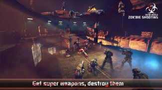 Bắn súng phòng thủ Zombie: vua săn bắn screenshot 1