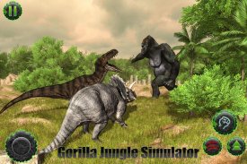 Angry gorilla vs Dinosaur: Wild Jungle Battle screenshot 6