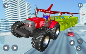 Flying Tractor Simulator screenshot 3